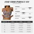 thumbnail image 5 of Honeii Retro Cassette patten Workout Crop Tank Top for Women Yoga Tank Tops Athletic Sports Shirts Exercise Undershirts,Sports Bra,Sports vest-Medium, 5 of 8