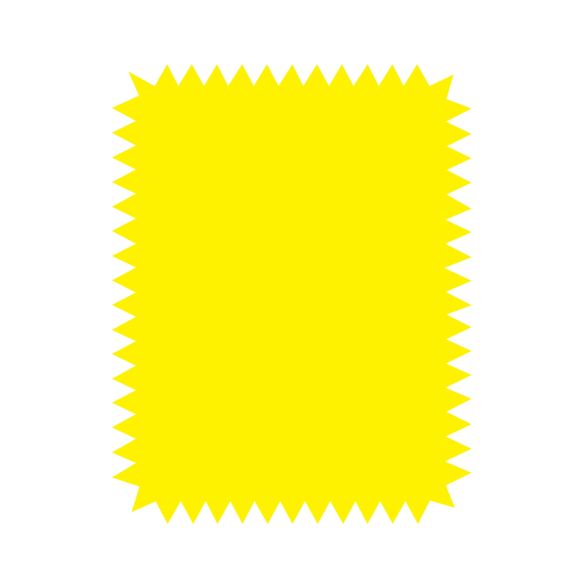 BAZIC Poster Board Neon Color Pre-Cut Shape, 13.5" X 10.75", (5/Pack), 48-Pack