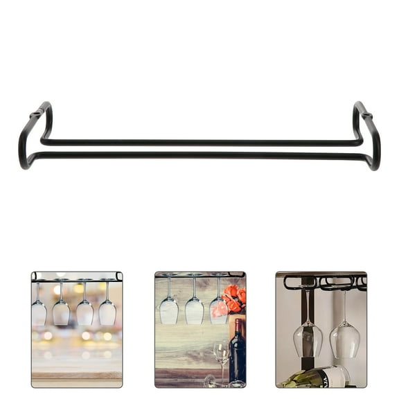 Niceauty Stemware Rack Wine Glass Stand Cold Rolled Steel for Kitchen Use 1Pack