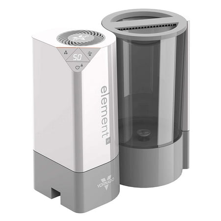Square In The Air - Vornado Element S 1,000 Square Feet Coverage Air + Steam Home Humidifier, Silver
