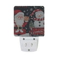 thumbnail image 7 of Santa Claus and Snowman LED Night Light with Smart Sensor Plug Into Wall Dusk to Dawn 2 packs, 7 of 7