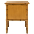 thumbnail image 4 of SAFAVIEH Mina Modern Coastal 2-Drawer 25"H Bamboo Nightstand Brown, 4 of 9