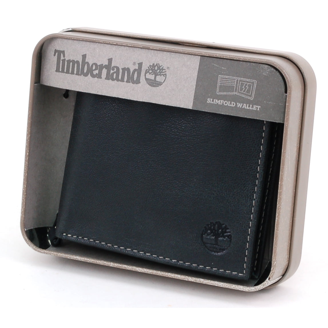 Timberland Men's Genuine Leather Passcase Credit Card Id Billfold Wallet  (D02387/01)