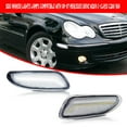 thumbnail image 2 of Suitable for 01-07 for Mercedes-Benz W203 C-Class C200 300 Transparent White Side Marker LED Light -, 2 of 3