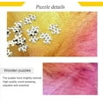 thumbnail image 2 of FREEAMG Rainbow Furry Texture Puzzle 1000 Pieces - Wooden Jigsaw Puzzles for Family Games - Suitable for Teenagers and Adults, 2 of 7