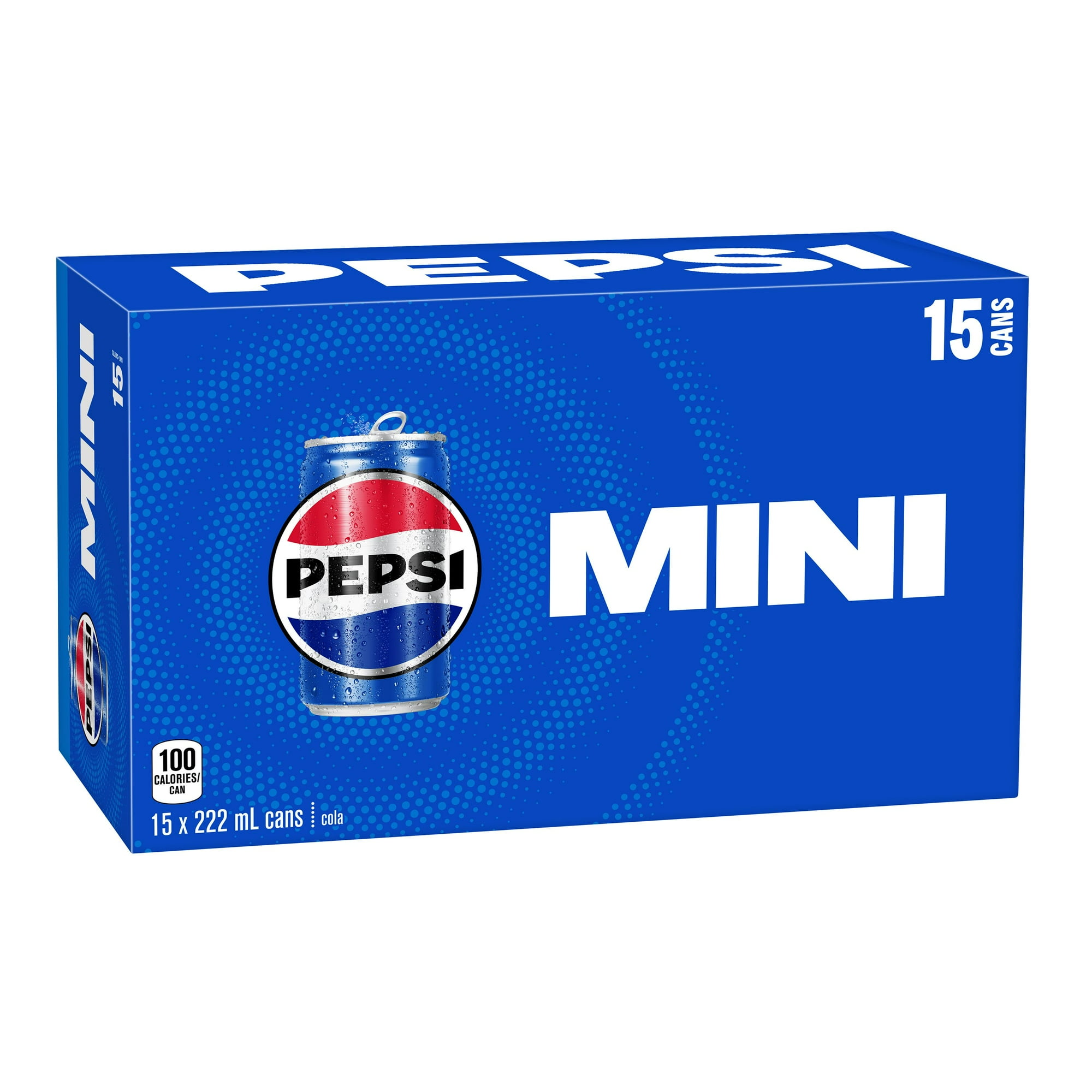 Pepsi Cola 15 x 222 ml Sleek, Mini Cans - Walmart.ca