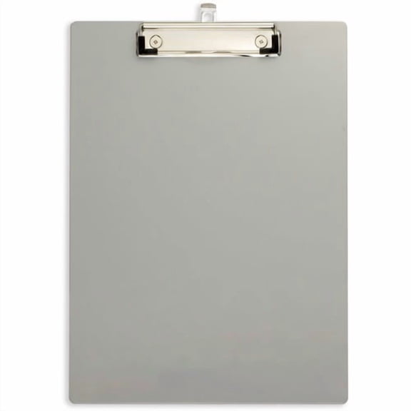 Officemate Magnetic Clipboard - Aluminum - Gray - 1 Each | Bundle of 5 Each