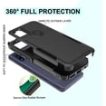 thumbnail image 4 of for Moto G Power 2022 & Moto G Pure Case,Heavy-Duty Tough Rugged Lightweight Slim Shockproof Protective Men Women Phone Case Cover for Motorola G Power 2022 (6.5",2022)[Black], 4 of 7