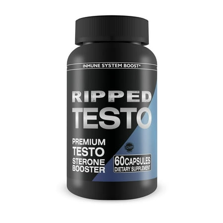 Ripped Testo- Perform at Your Peak - Supports Lean Muscle Growth 60