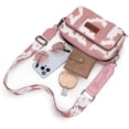 thumbnail image 4 of Wrangler Cow Print Crossbody Bag for Women Western Cowgirl Crossbody Purses with Guitar Strap, Light Pink, 4 of 6