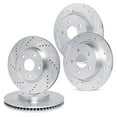 thumbnail image 2 of R1 Concepts Front and Rear Brakes and Rotors| Drilled Slotted Brake Rotors| Front and Rear Disc Brake Rotors| Fits 2013-2022 Nissan Altima, 2 of 4