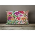 thumbnail image 4 of Carolines Treasures PPD3015PW1216 Fanciful Flowers Canvas Fabric Decorative Pillow, 12H x16W, multicolor, 4 of 4