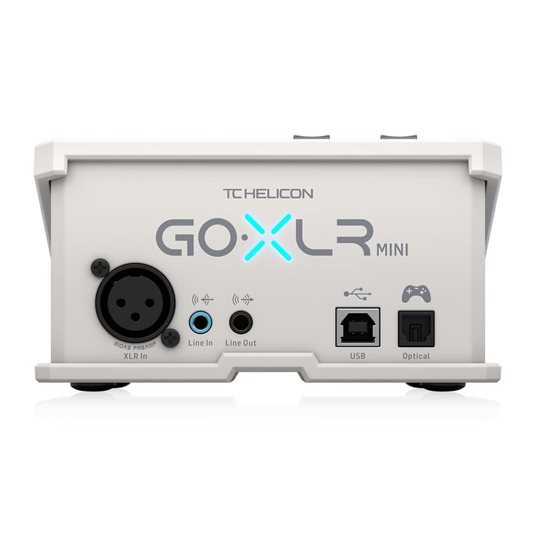TC Helicon GO XLR Mini Online Broadcast Mixer, White - Walmart.com