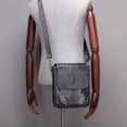 thumbnail image 2 of NIUCUNZH Bolso Mensajero de Cuero Genuino para Hombre, Bolso de Hombro Cruzado con Relieve de Cocodrilo para iPad de 9.7" y Viaje, 2 of 6