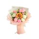 thumbnail image 5 of Ramo de flores de ganchillo, flores artificiales de punto, decorativo, versátil, para el hogar. Rosa, 5 of 9