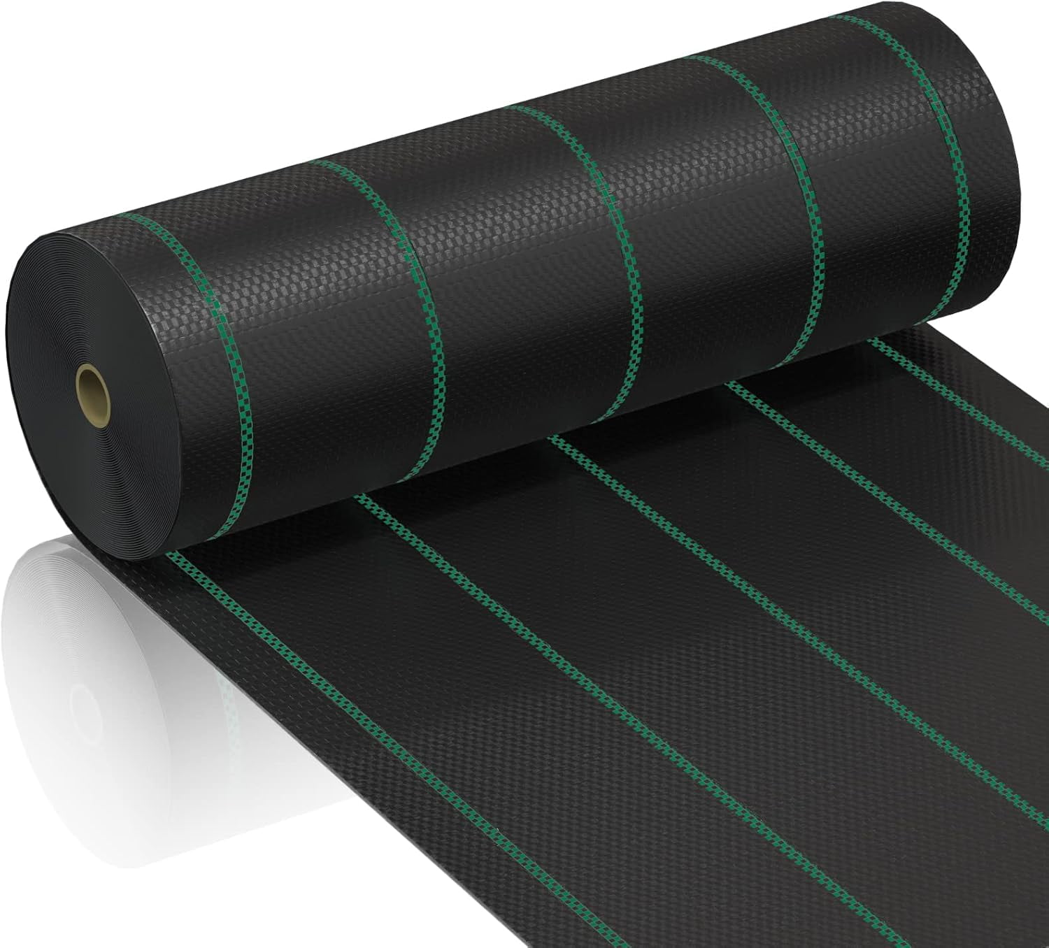 6ft x 300ft Heavy Duty Woven Weed Barrier Landscape Fabric, 3.5oz Ground Cover, 1800 Sq Ft Geotextile Cloth for Gardening, Driveway, French Drain - UV Resistant