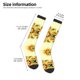 thumbnail image 2 of Balery Sunflowers On A Yellow Background Calcetines novedosos Calcetines deportivos Calcetines hasta la rodilla Calcetines de algodón Calcetines originales y geniales, 2 of 6