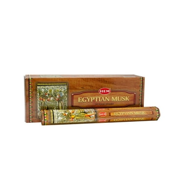 Egyptian Musk Box of 6 tube 120 Incense sticks HEM