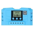 thumbnail image 1 of Controlador de carga solar con pantalla LCD, 12 V, 24 V, puerto USB dual, regulador de carga solar PWM de 20 A., 1 of 14