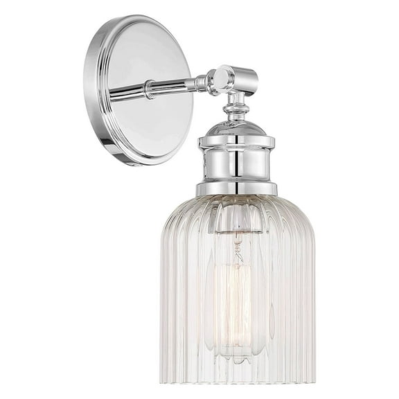 Trade Winds Harold 1-Light Wall Sconce in Chrome