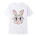 thumbnail image 4 of NAFUU Casual Boys Toys Cartoon Print Crew Neck Short Sleeve Easter Colorful Holiday Graphic Tee Soft Casual Kids Top Teen Boy Tops Trendy,White,6-7 Years, 4 of 4