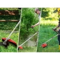 thumbnail image 2 of 52cc Weed Wacker Gas Powered, 2-Stroke Gas String Trimmer with 1.2L Fuel Tank, 2.2KW/8500RPM Weed Eater with Multi Accessories and Sharp Blade, Weed Eater for Villa, Garden, Lawn, Park, 2 of 8