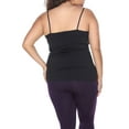 thumbnail image 3 of Women's Plus Size Lace Trim Tank Top, 3 of 3