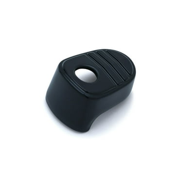 Kuryakyn 6985 Motorcycle Accent Accessory: Tri-Line Ignition Switch Cover for 2014-19 Harley-Davidson Motorcycles, Gloss Black