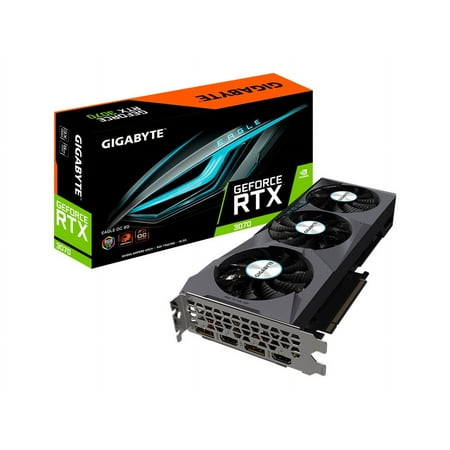 Gigabyte GeForce RTX 3070 EAGLE OC 8G - OC Edition - graphics card - GF RTX 3070 - 8 GB GDDR6 - PCIe 4.0 x16 - 2 x HDMI, 2 x DisplayPort