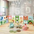 thumbnail image 5 of Pegatinas de pared con dibujos de animales en 3D, estéreo, anticolisión, cabeceros, bolsa suave, decoración de tatami, habitación de niños, cabecero de cama 135, 5 of 5
