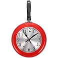 thumbnail image 1 of 1 juego de reloj de pared decorativo con forma de sartén, diseño silencioso, para el hogar., 1 of 7