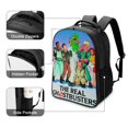 thumbnail image 4 of Real Ghostbusters Unisex Backpack Schoolbag Bookbag 2 Compartment Daypack Satchel Rucksack Travel Laptop Bag, 4 of 6