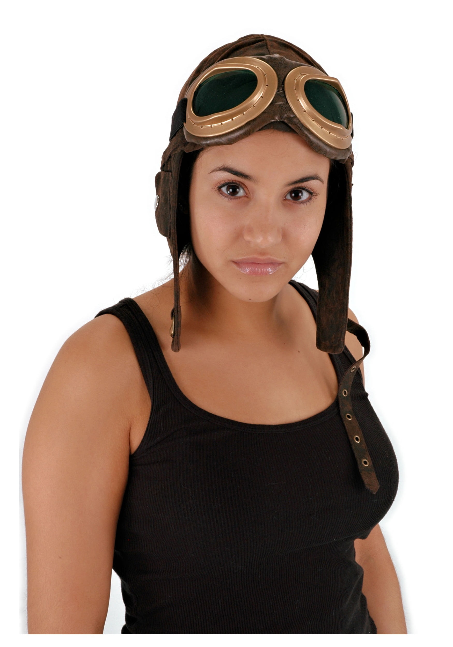 Aviator Brown Hat for Adults - Walmart.com
