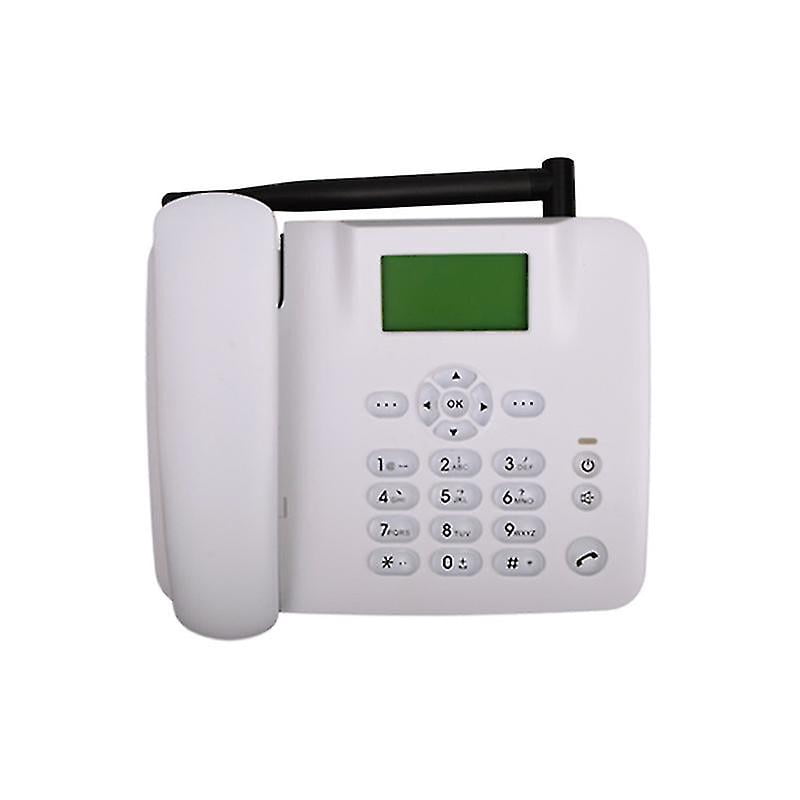 High Quality Fixed Wireless Phone 4g Desk Phone Support Gsm 850/900/1800/1900mhz Sim Card Cordless Telephone With Antenna Radio Clock