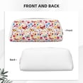 thumbnail image 5 of Uemuo Cute Butterfly Flowers Printed Leather Pencil Case, Pencil Pouch, Portable Pencil Bag, Pen Case for& Office, 5 of 7