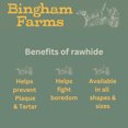 thumbnail image 4 of Bingham Farms 15cm Rawhide Chew Knots 10 Pk [SNG] 600g, 4 of 5