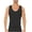 Black, variant on Mens Slimming Body Shaper Vest, Compression Shirts, Casual Solid Color Body Shaping Slim Fit Round Neck Vest White