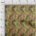 thumbnail image 2 of oneOone Silk Tabby Light Green Fabric Tropical Craft Projects Decor Fabric Printed By The Yard 42 Inch Wide, 2 of 5