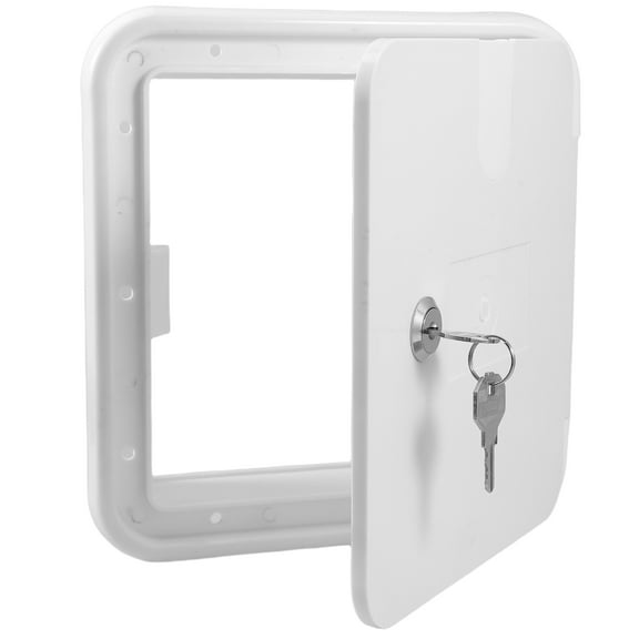 WORGEOUS Rv Electrical Access Door With Screws Power Cable Hatch For Campervans Ideal For Rv And Cargo Trailer Conversions Modifications