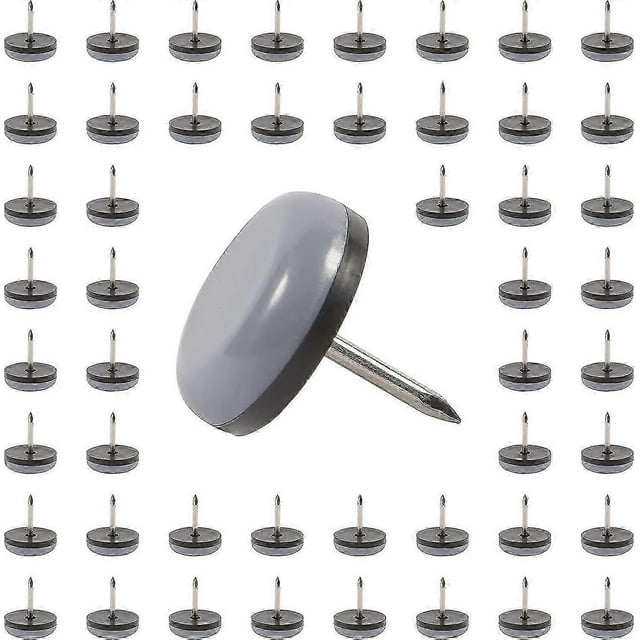 Glides For Chair Legs. 50 Pack 19mm Glides Easy To Fit Chair Legs, For Indoor Use To Protect Floors From Table Legs