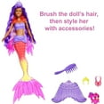 thumbnail image 4 of Barbie Mermaid Power "Brooklyn" Doll with Purple Hair, Seahorse Pet and Accessories, 4 of 8