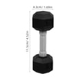 thumbnail image 3 of Small Dumbbell Silicone Barbell Dumbbell Kids Exercise Dumbbell Hand Weight, 3 of 6