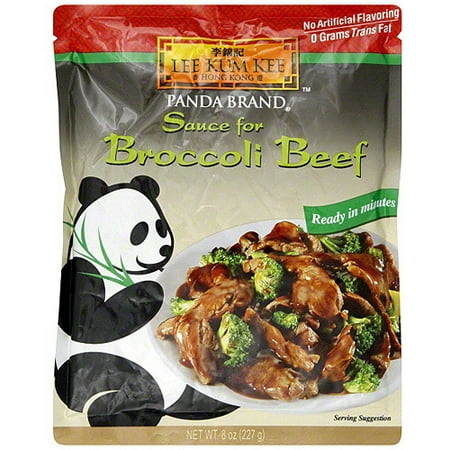 Lee Kum Kee Panda Brand Broccoli Beef, 8 oz (Pack of