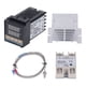 thumbnail image 3 of Kit De Controladores De Temperatura PID Kit Impermeable De Alta Precisión REX C100 Controlador De Temperatura Garra 100V-240V, 3 of 7