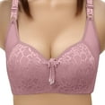 thumbnail image 2 of Teyfeniy Wireless Bras for Women Adjustable Strap Full Coverage Comfy Bralettes with Pad and Dec Lift and Support No Underwire V Neck Bras, 2 of 9