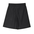 thumbnail image 5 of Sales Today YLSDY Men's Loose Casual Shorts Cotton Elastic Waist Drawstring Shorts Lightweight Fashion Summer Beach Shorts Black XXXXL, 5 of 6