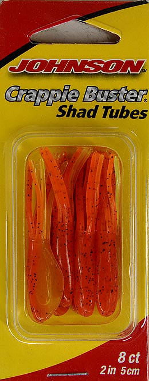 Johnson Crappie Buster Shad Tubes Fishing Soft Bait