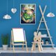 thumbnail image 2 of Cuadros Decorativos 5D Diamond Painting Big-eye Doll Full Square Rhinestone DIY Decoración del hogar Regalo JShteea Nuevos Originales, 2 of 9