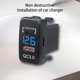 thumbnail image 5 of Cargador enchufe para coche 12V-24V QC3.0 tipo C PD con voltímetro LED carga impermeable () azul, 5 of 9