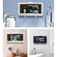 thumbnail image 5 of Liner Tablet Or Phone Holder Waterproof Case Box Wall Mounted All Covered Mobile Phone Shelves Self-Adhesive Shower Accessories（White）, 5 of 7